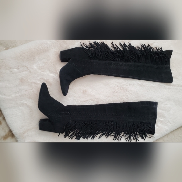 Rebecca Minkoff Over the knee Fringe Boots - Picture 6 of 6